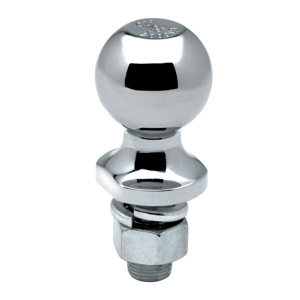 Reese 63882 Class I Hitch Ball-1-7/8" Ball x 3/4"Shank Diameter x 2-3/8" Shank Length 2000 lbs. GTW Chrome 63882 - main